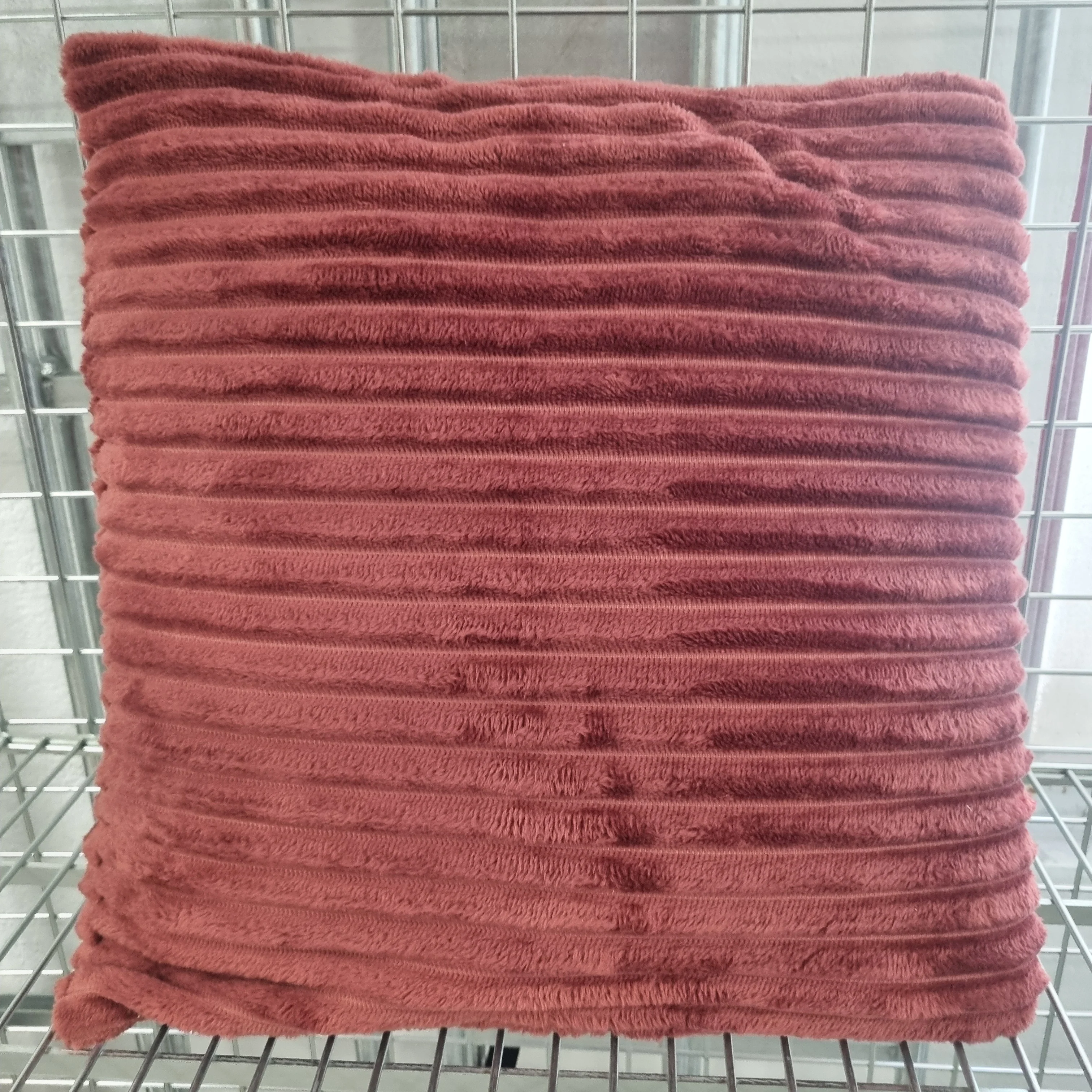 Coussin (rempli) RIBBLE, Micoflannel - 45x45cm, applebutter