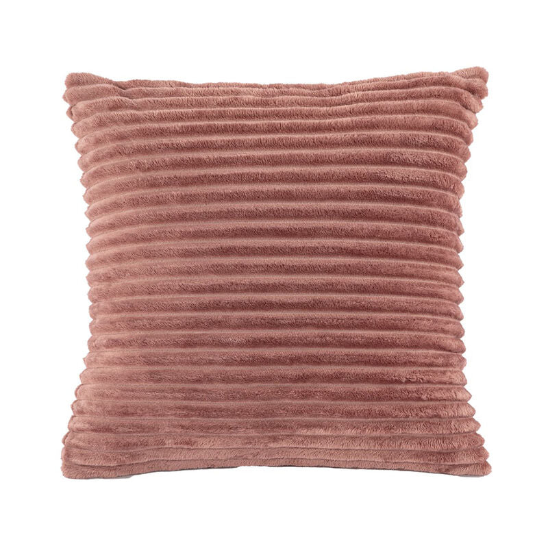 Coussin (rempli) RIBBLE, Micoflannel - 45x45cm, russet