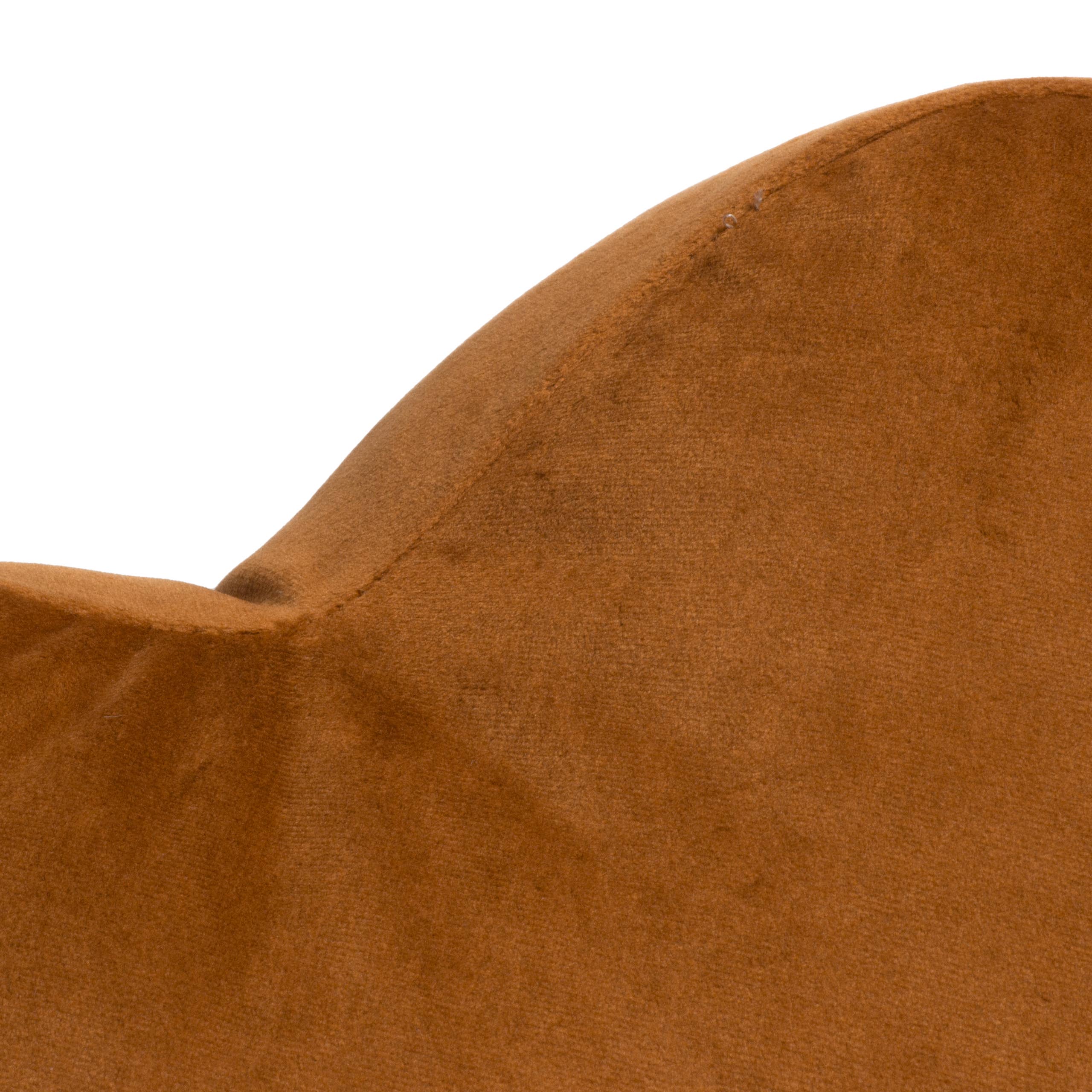 Coussin réversible Flower Velvet Ginger: Gingembre / 45 x 45 cm - Image 4