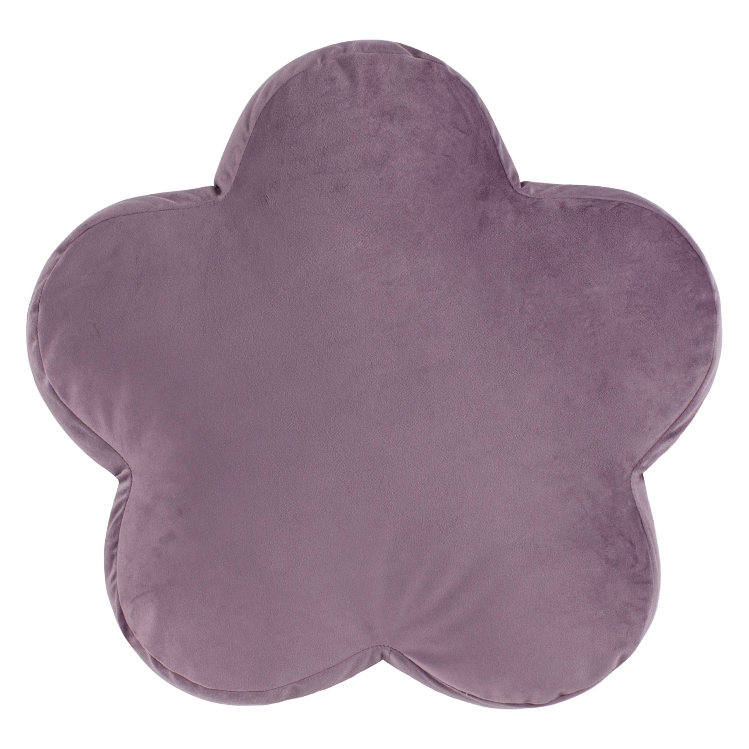 Coussin réversible Flower Velvet Lilas: Lilas / 45 x 45 cm - Image 2