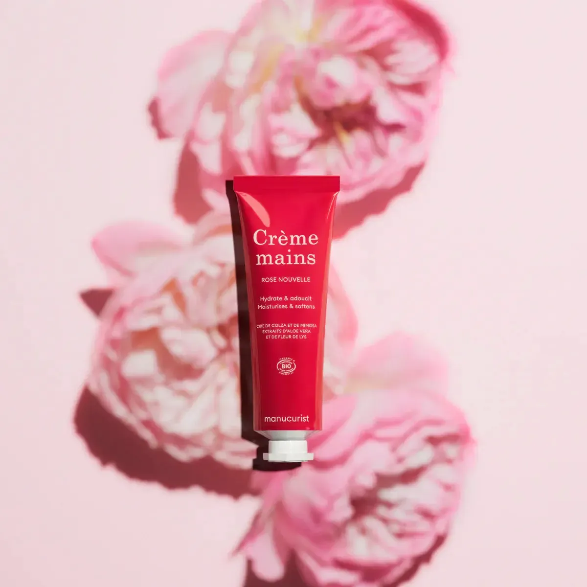 Crème Mains Parfum Rose Nouvelle - Cosmos Organic