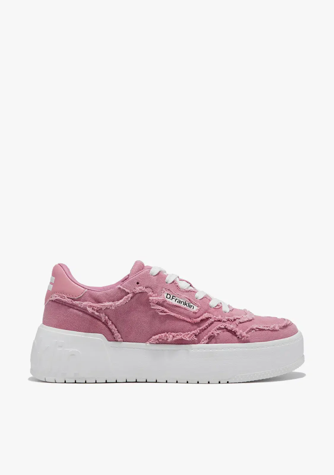 D.FRANKLIN I BASKET COURT FRAYED I PINK