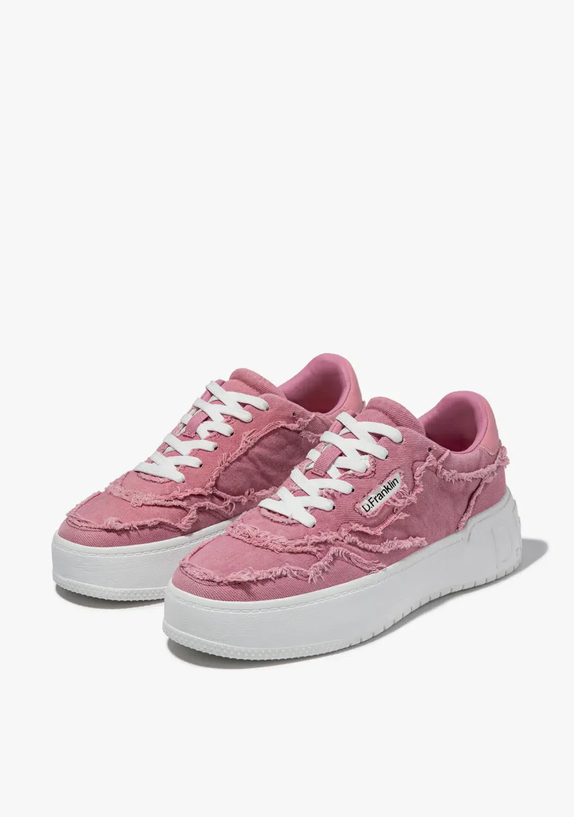 D.FRANKLIN I BASKET COURT FRAYED I PINK - Image 2