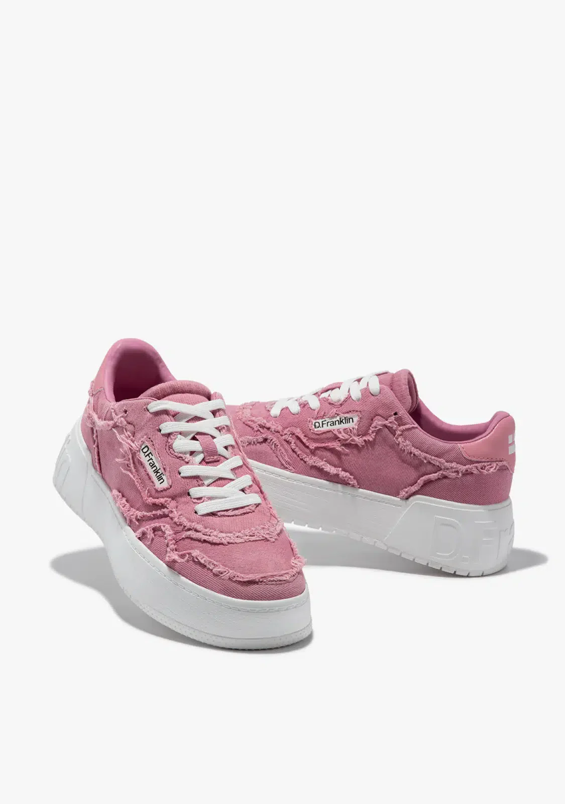 D.FRANKLIN I BASKET COURT FRAYED I PINK - Image 3