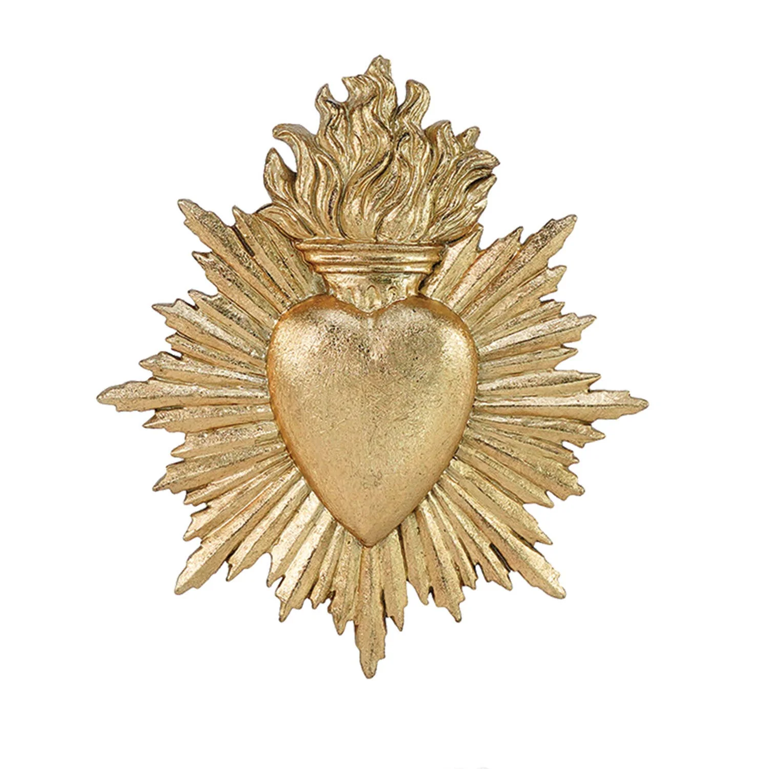 Déco Ex-Voto Gm Doré L15,4 P2 H17,3Cm