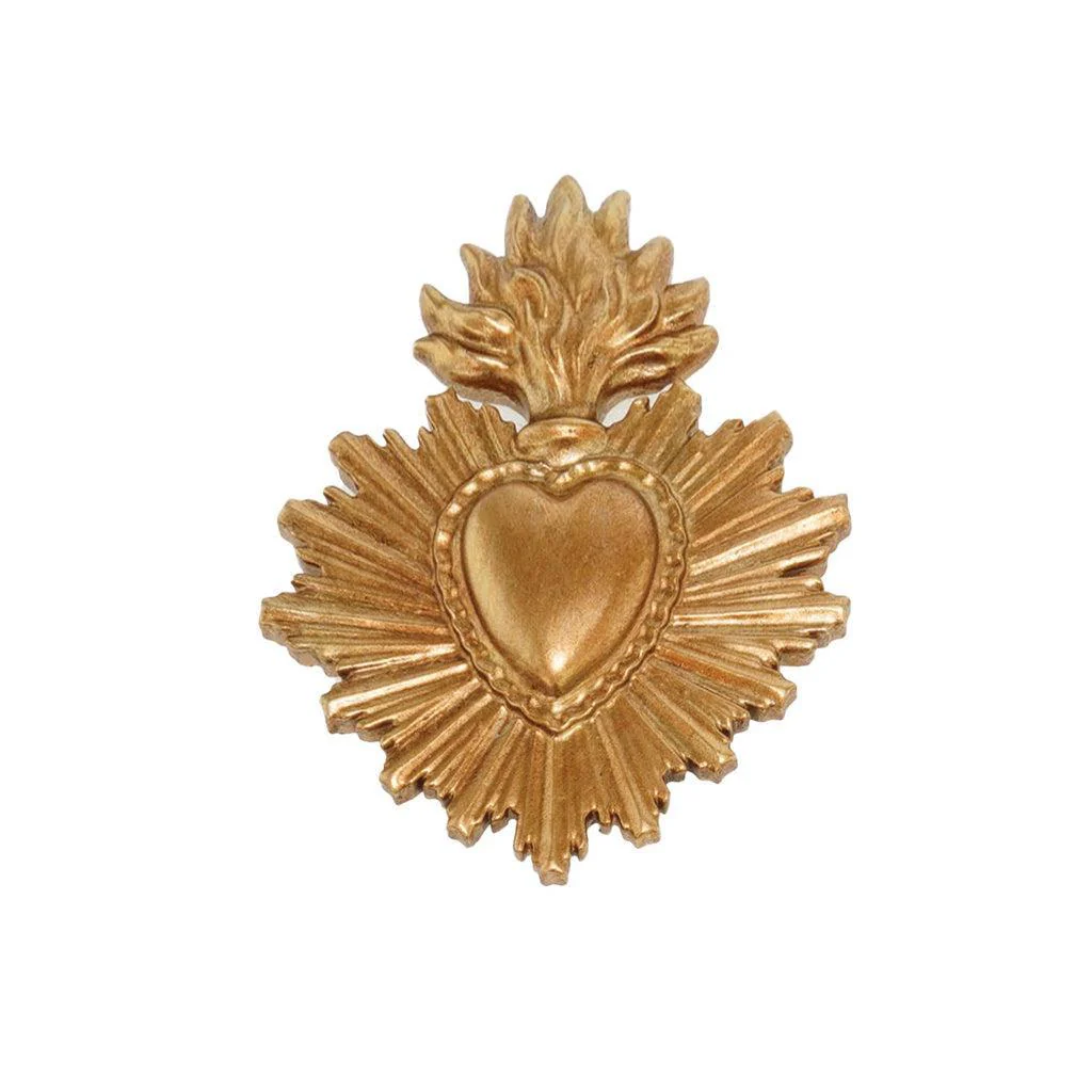 Déco Ex-voto merci doré L6.8
P0.8 H8.2cm