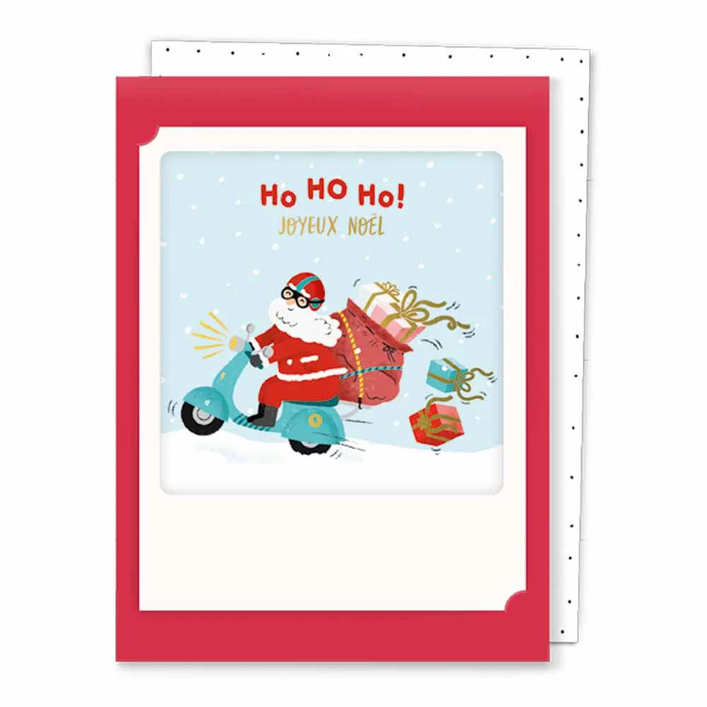 e-scooter santa joyeux noël