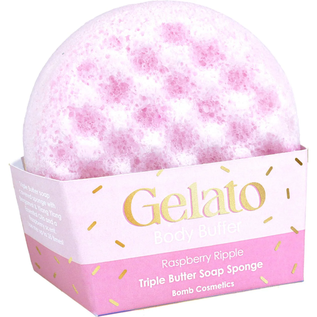 Eponde de douche infusée I Raspberry Ripple