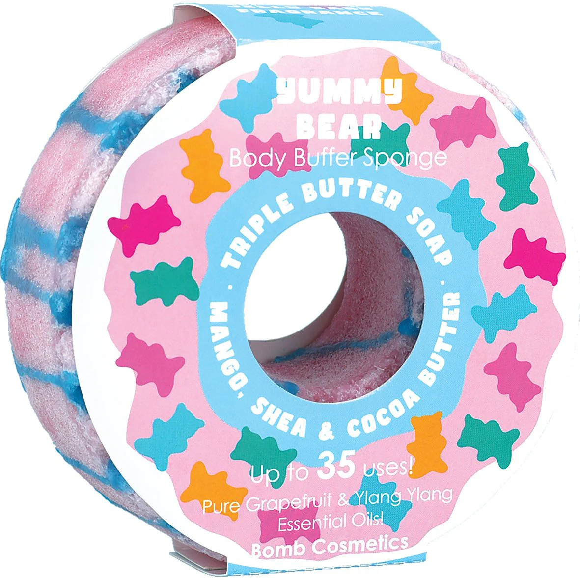 Eponde de douche infusée I Yummy Bear