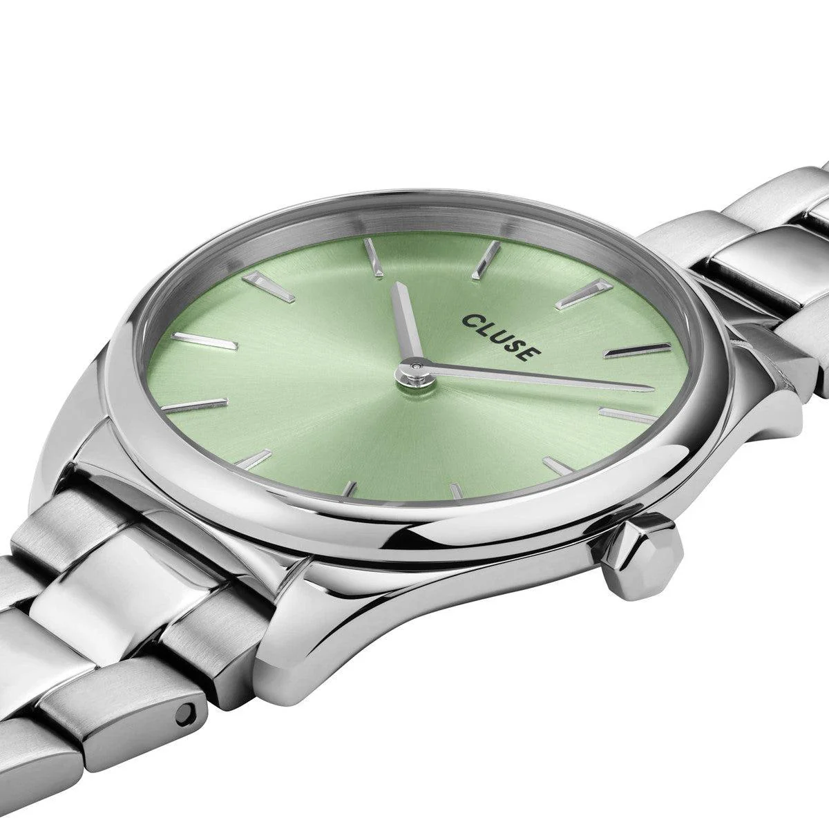 Féroce Petite Watch Steel Green, Silver Colour - Image 3