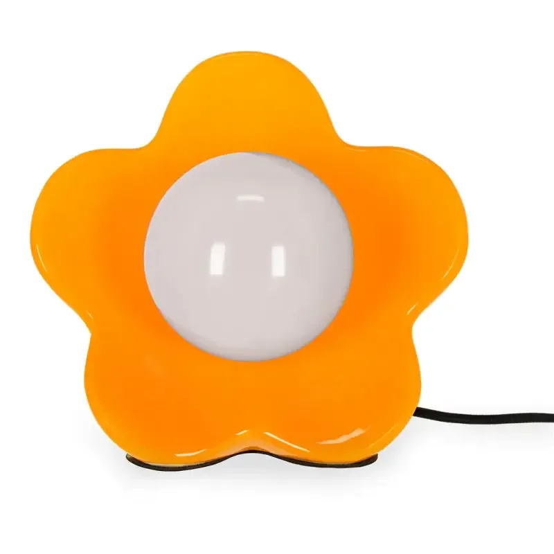 FLOWER POWER - LAMPE LED DE TABLE - SHINY ORANGE