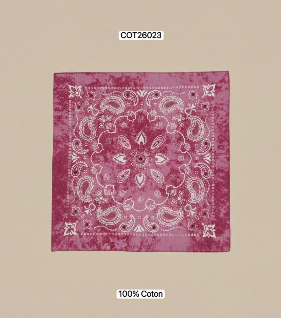 Foulard Bandana I Fuchsia