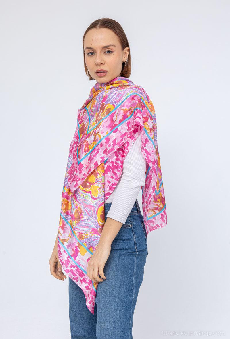 Foulard Béa I Fuchsia - Image 2