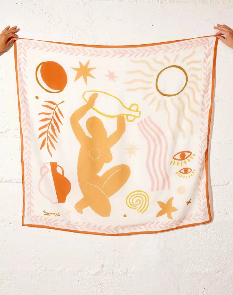 Foulard I Amphore Terracotta