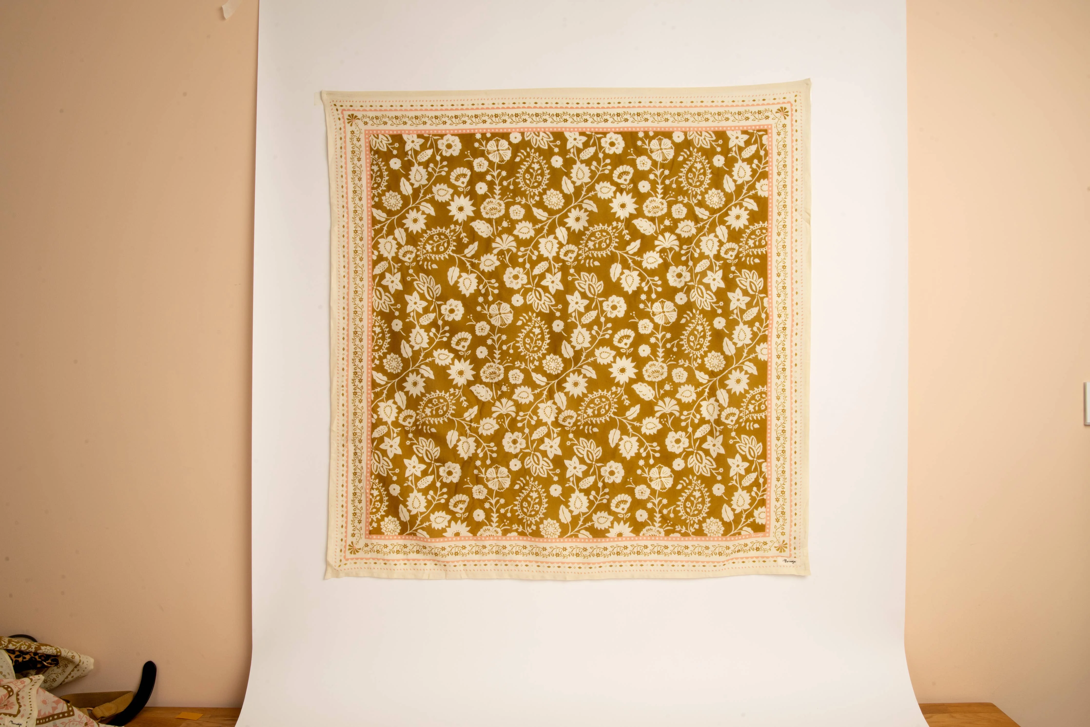 FOULARD TWILL DE COTON BRONZE INDIENNES - Image 8