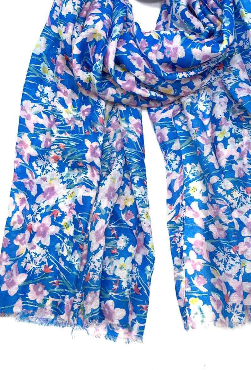 Foulard Zina I Bleu - Image 2
