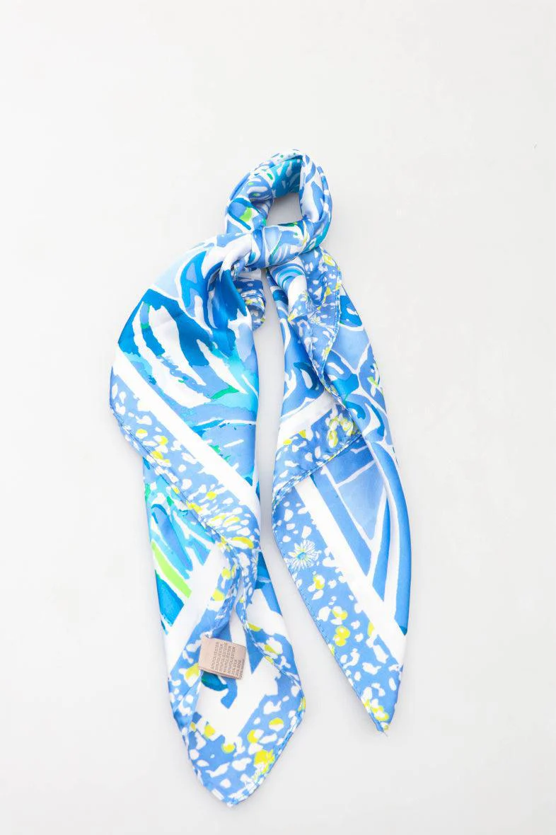 Foulard Zoé I Bleu