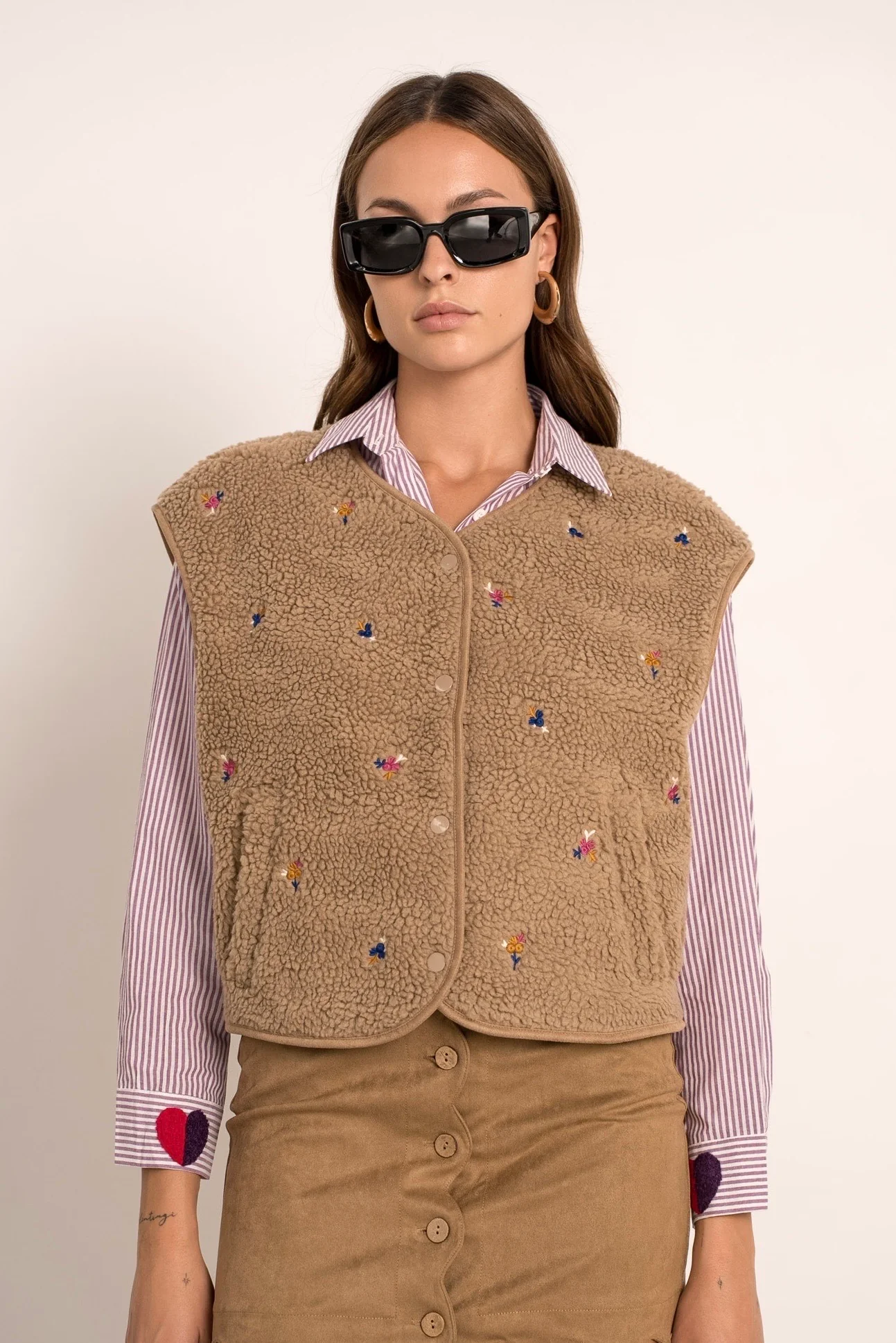 Gilet Bloom I Taupe - Image 4