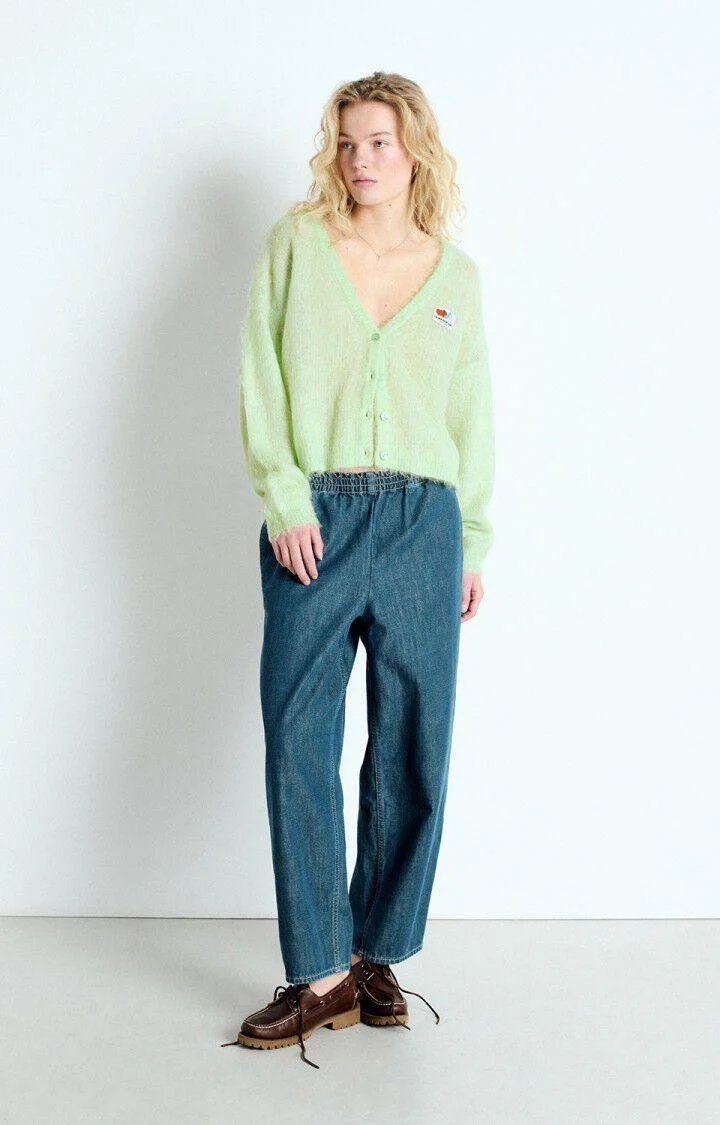 GILET COURT ML COL BATEAU US I AMANDE