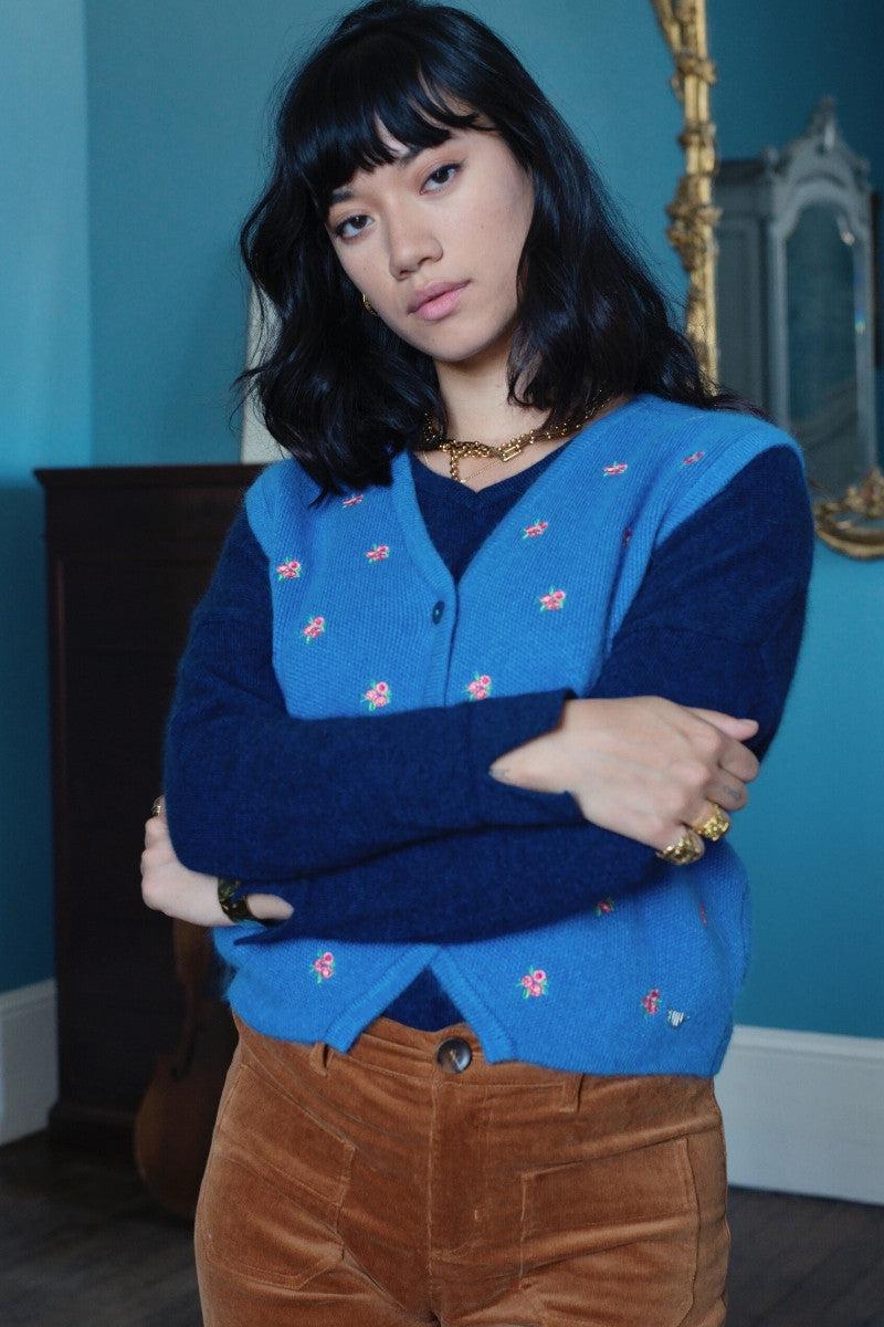 GILET LUBY BLEU - Image 2