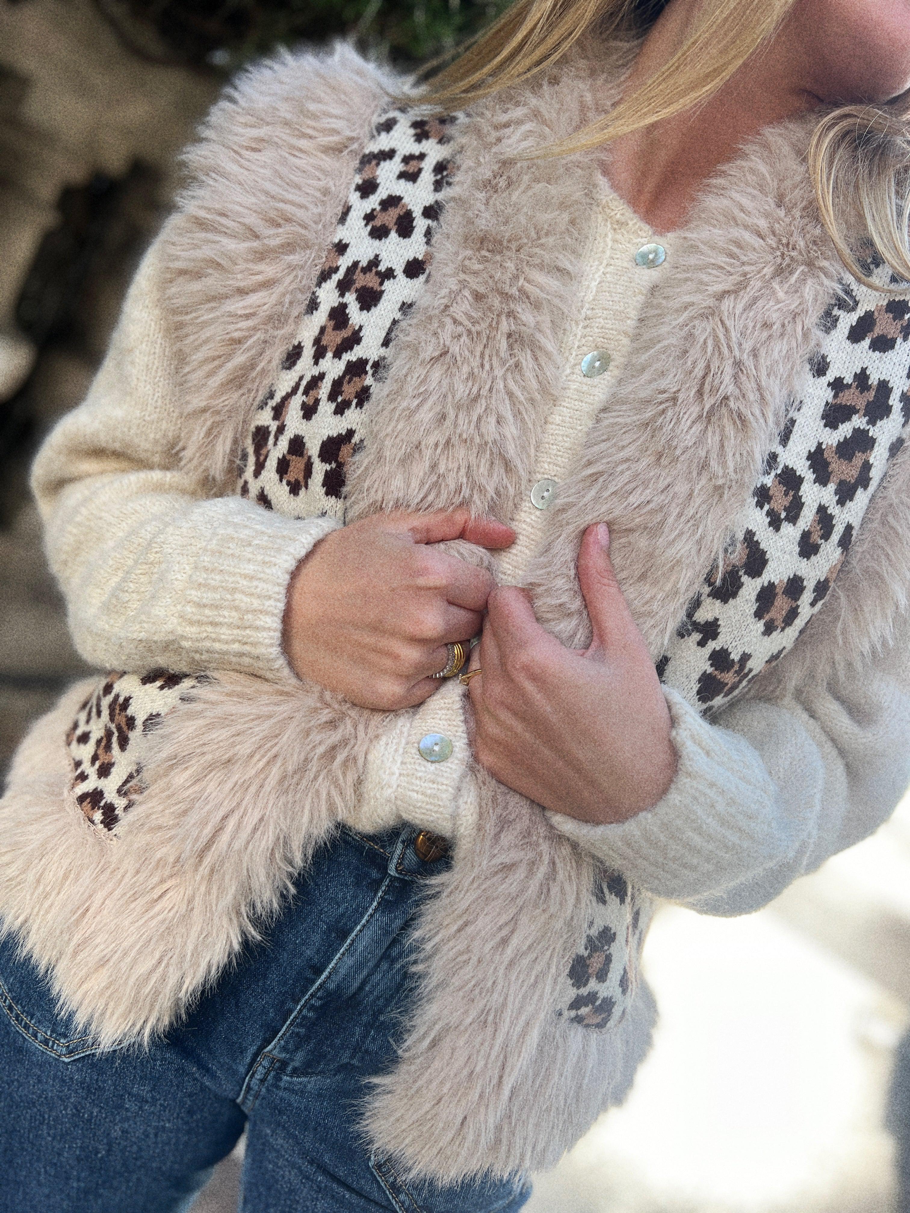 Gilet Misha I Léopard