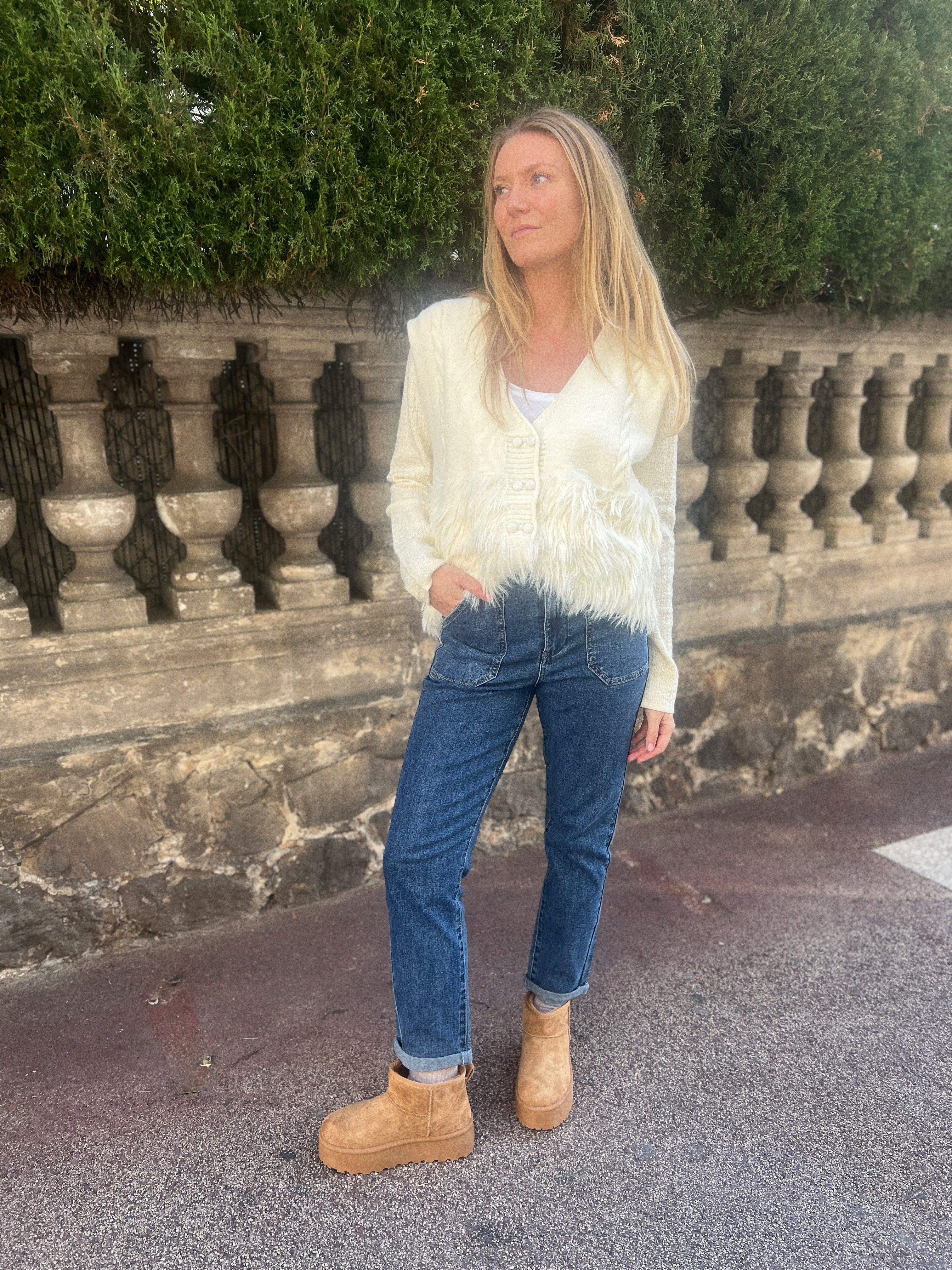 Gilet Nuccia I Ecru - Image 3