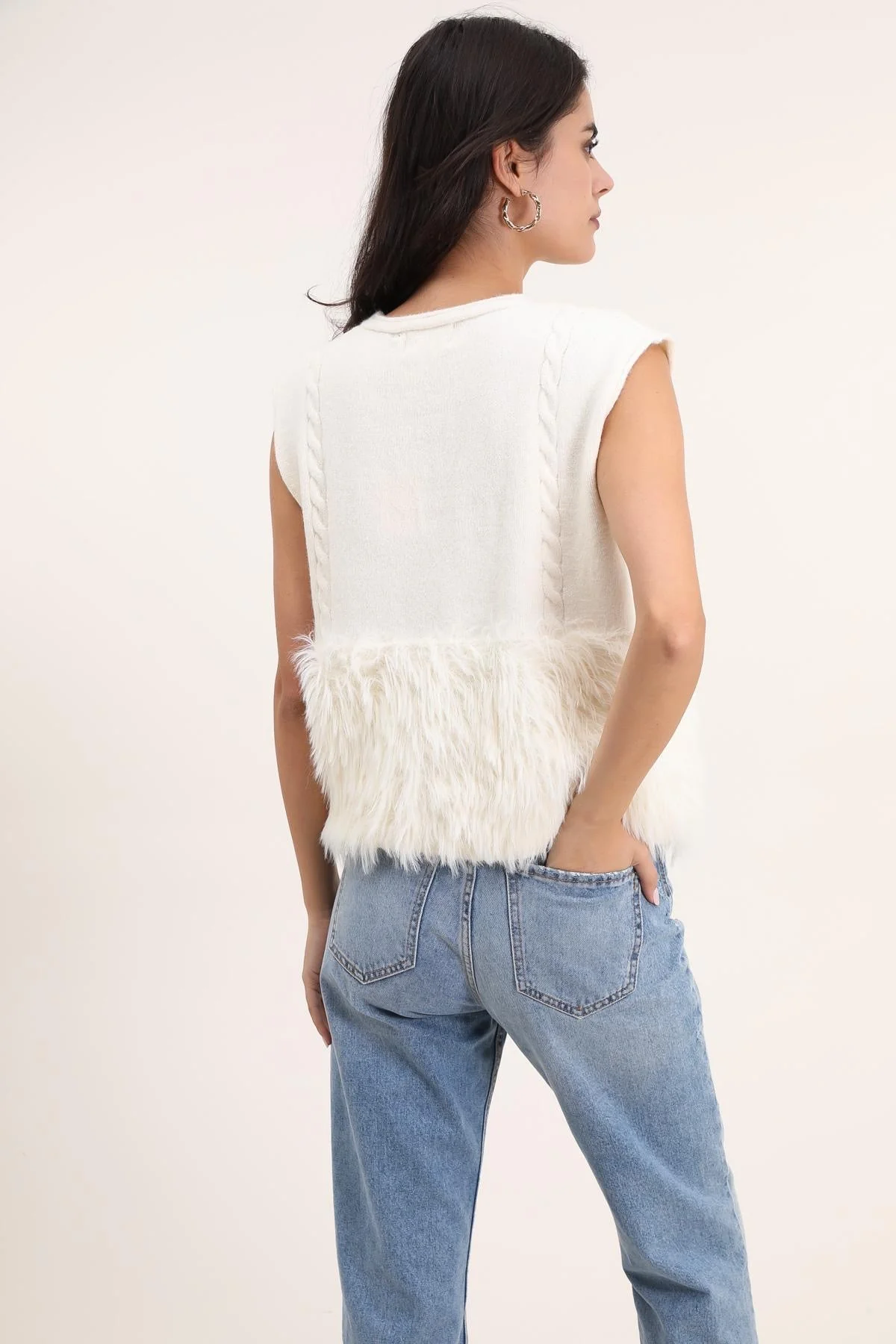 Gilet Nuccia I Ecru - Image 8