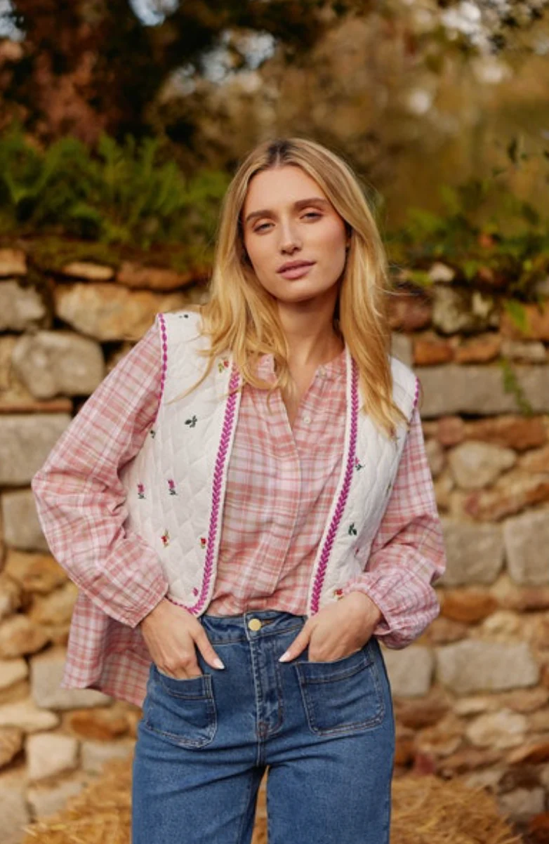 Gilet Vanida I Ecru