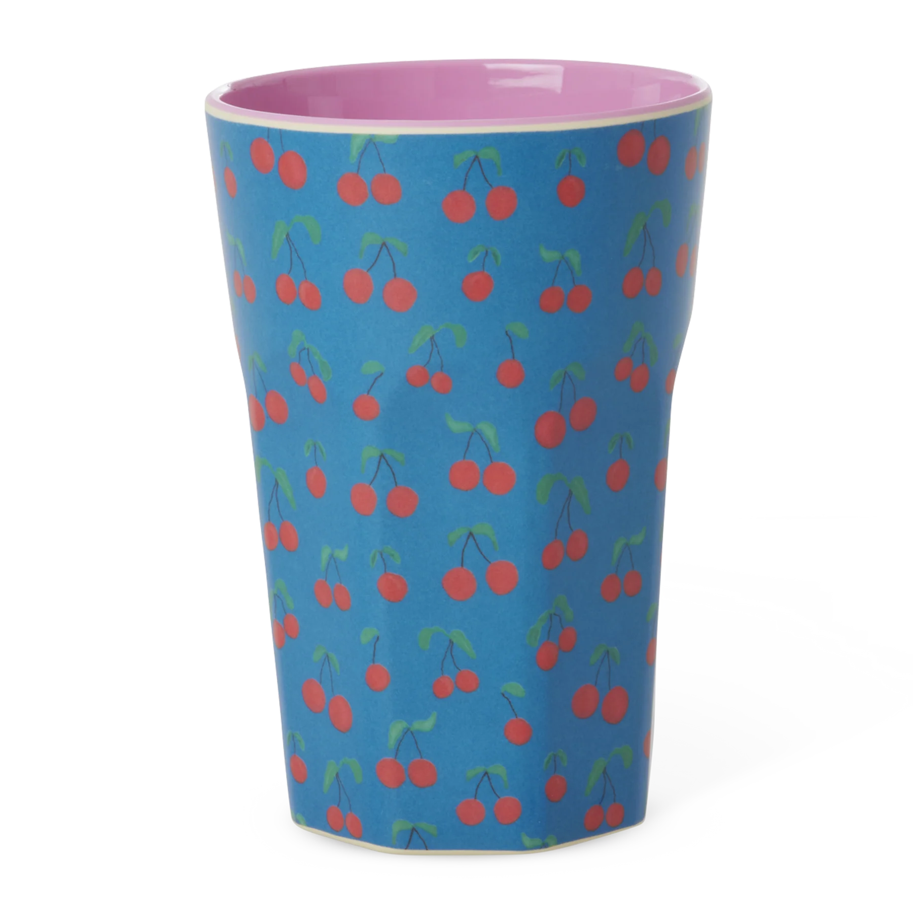 Gobelet haut - Bleu - Cherry Love Print