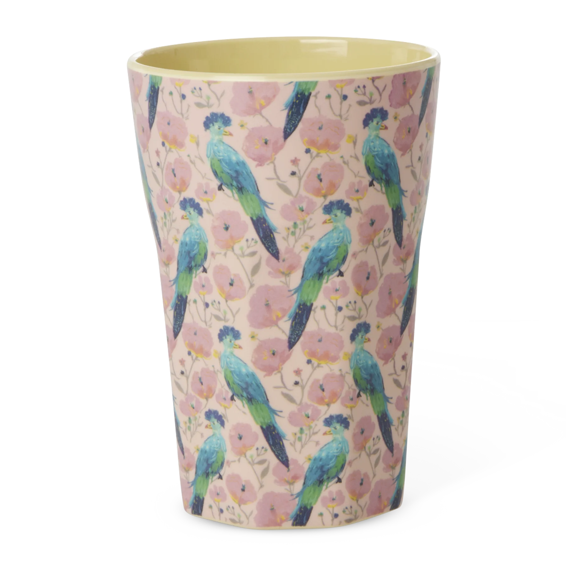 Gobelet haut - Rose clair - Exotic Bird Print