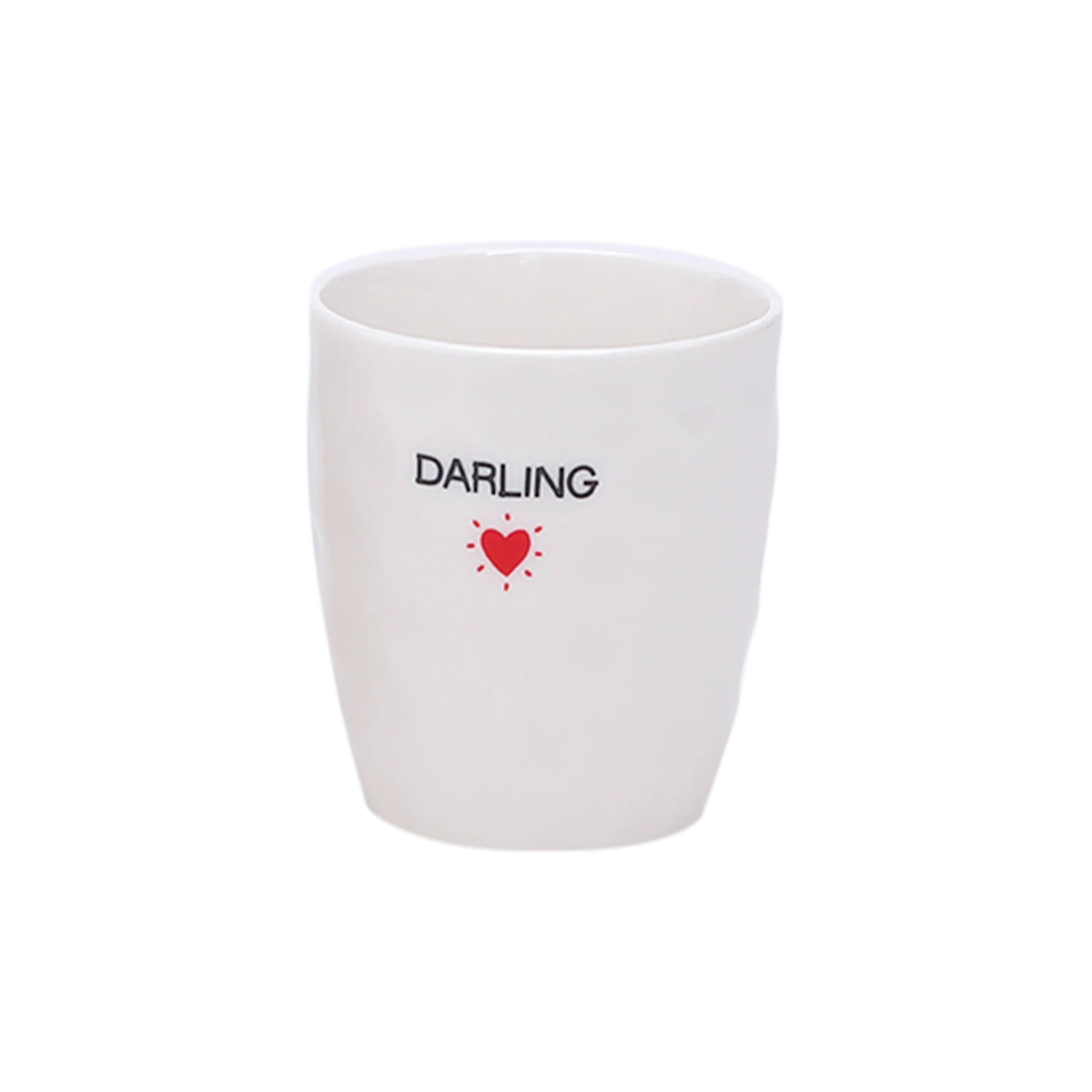Gobelet message darling D7,3 H8,2cm