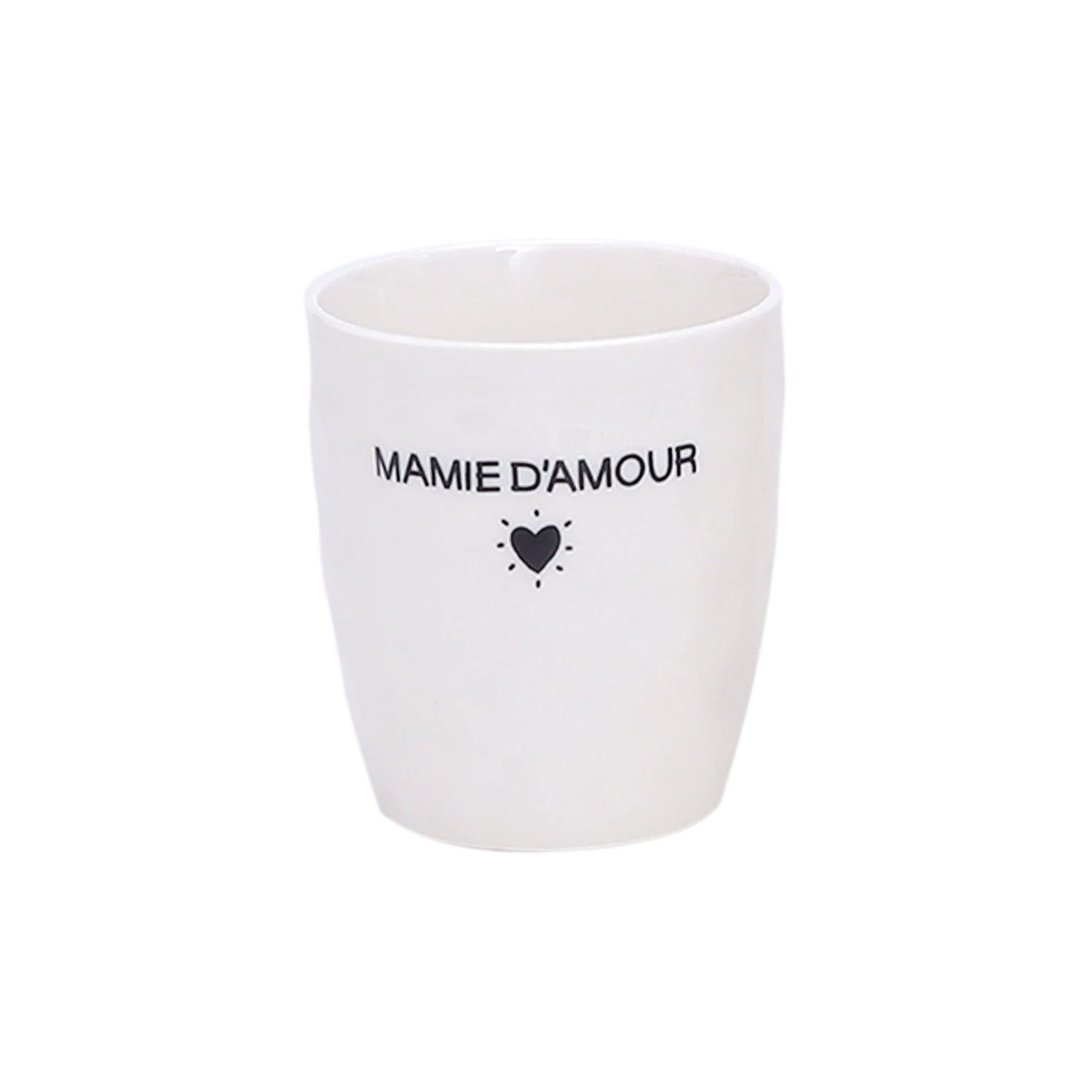 Gobelet message mamie d'amour D7,3 H8,2cm