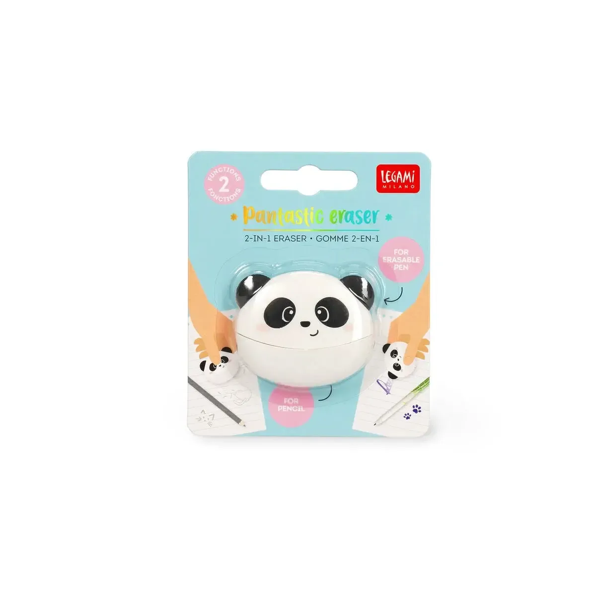 GOMME 2-EN-1 - PANTASTIC ERASER I PANDA - Image 2