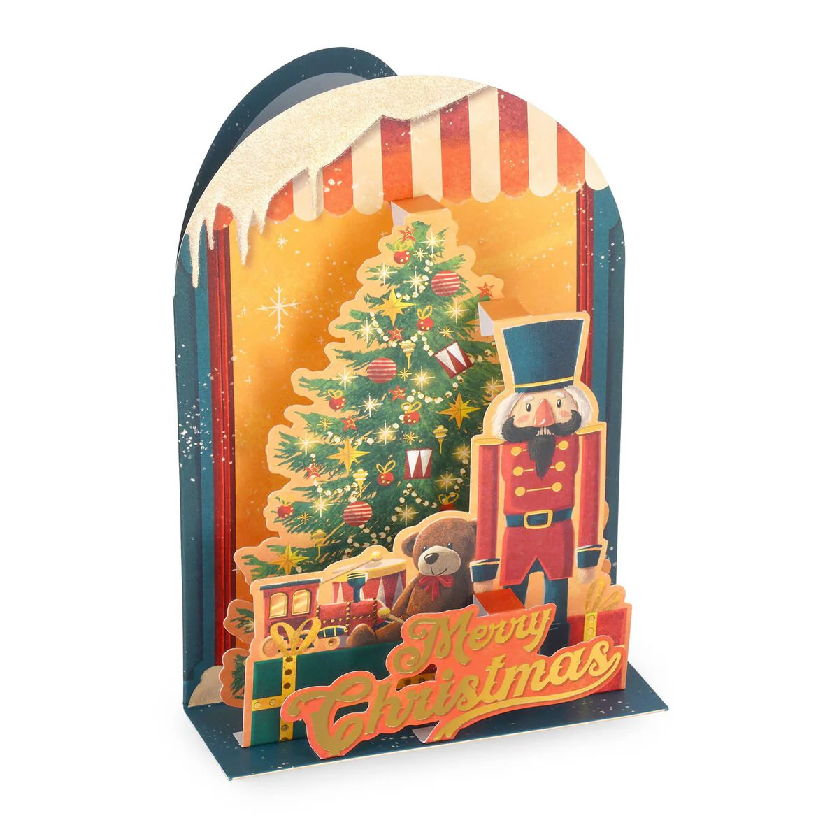 GREETING CARD - CARTE POP-UP - NUTCRACKER