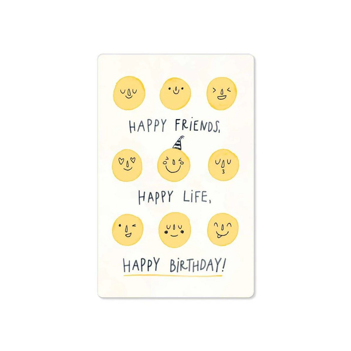 happy friends happy life happy birthday