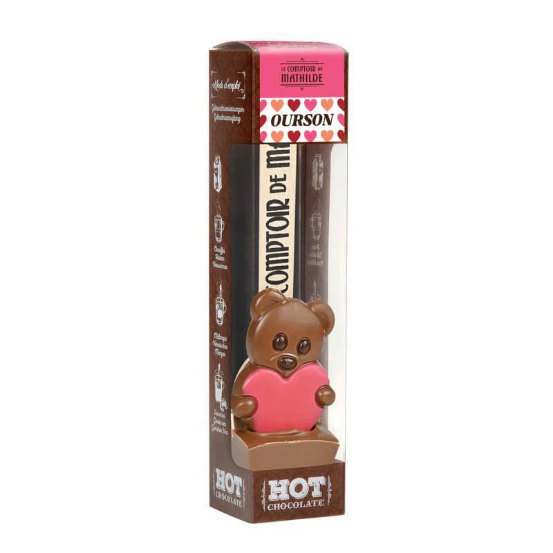 Hot Chocolate Chocolat Lait Ourson Coeur 30G