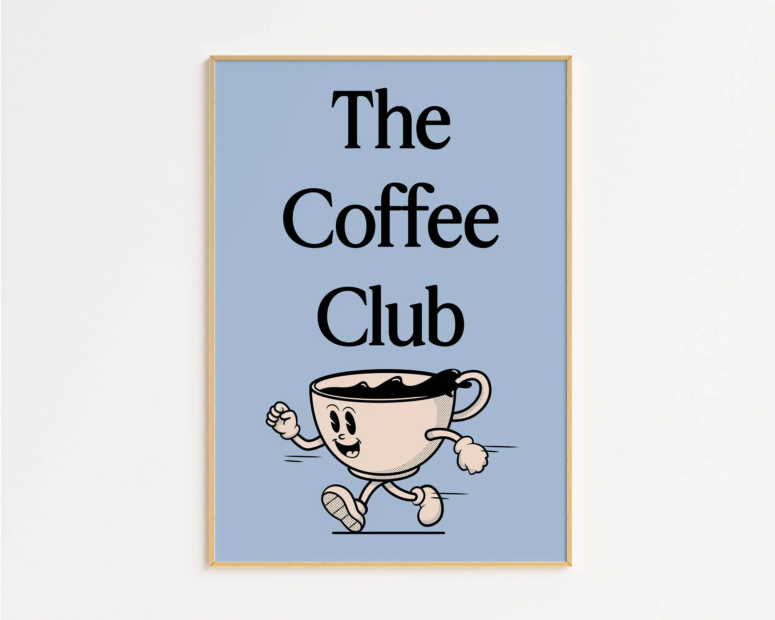 Impression du Club de Café: Vert / Sans cadre / A1 - Image 3