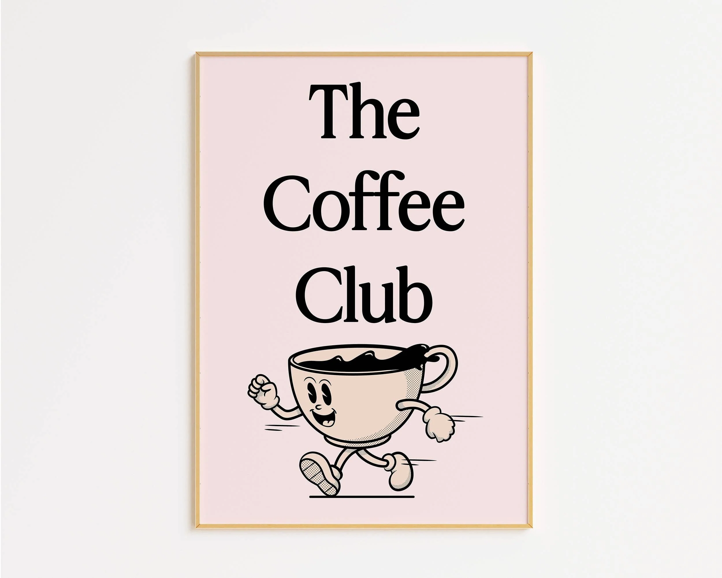 Impression du Club de Café: Vert / Sans cadre / A1 - Image 4