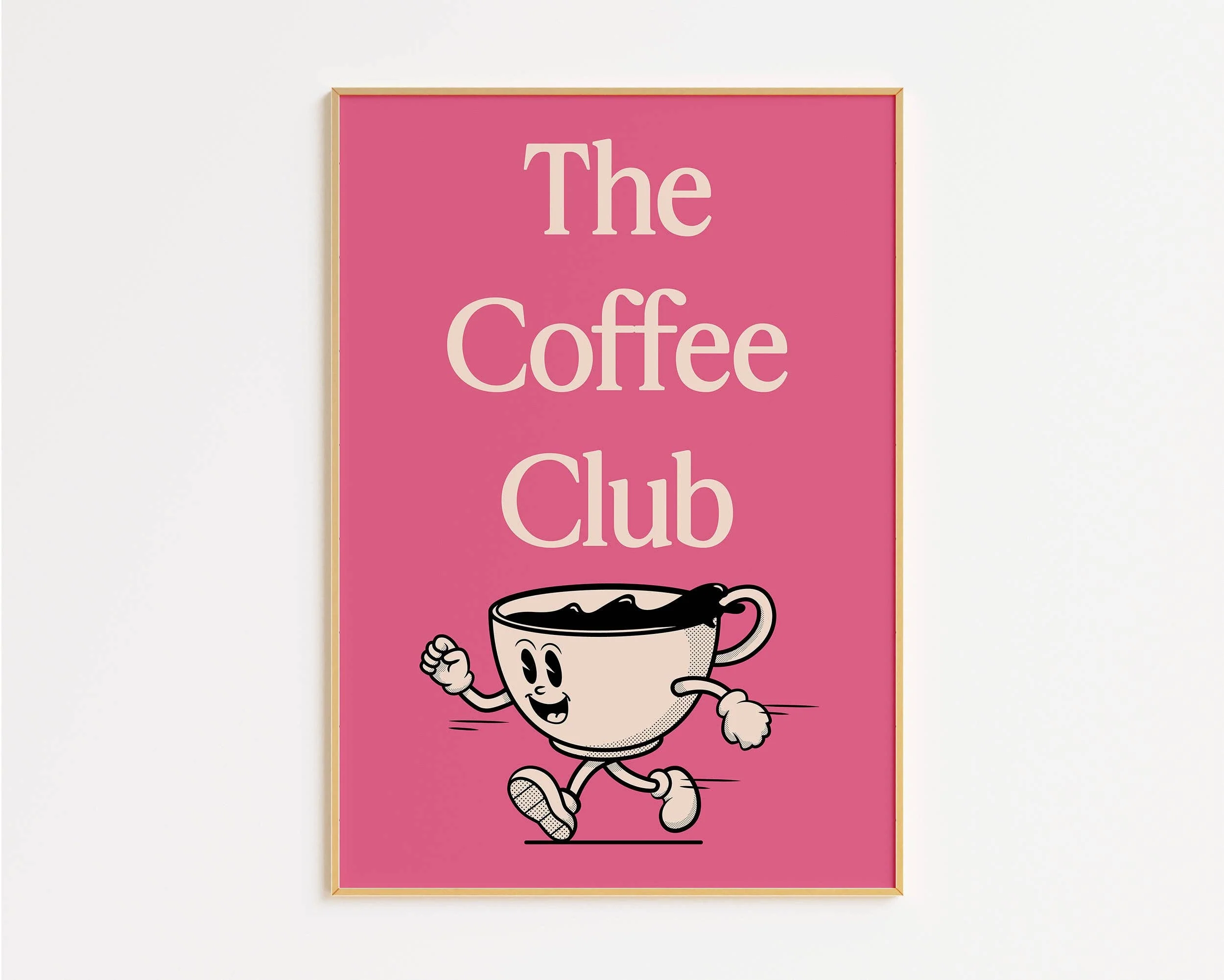 Impression du Club de Café: Vert / Sans cadre / A1 - Image 5