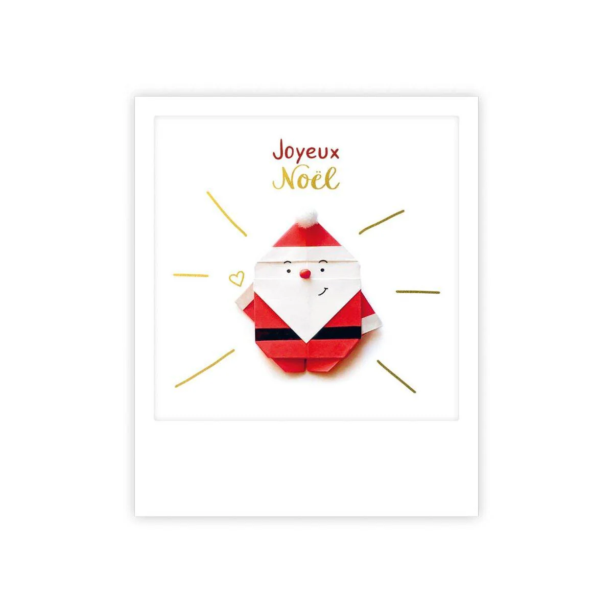 joyeux noel paper santa