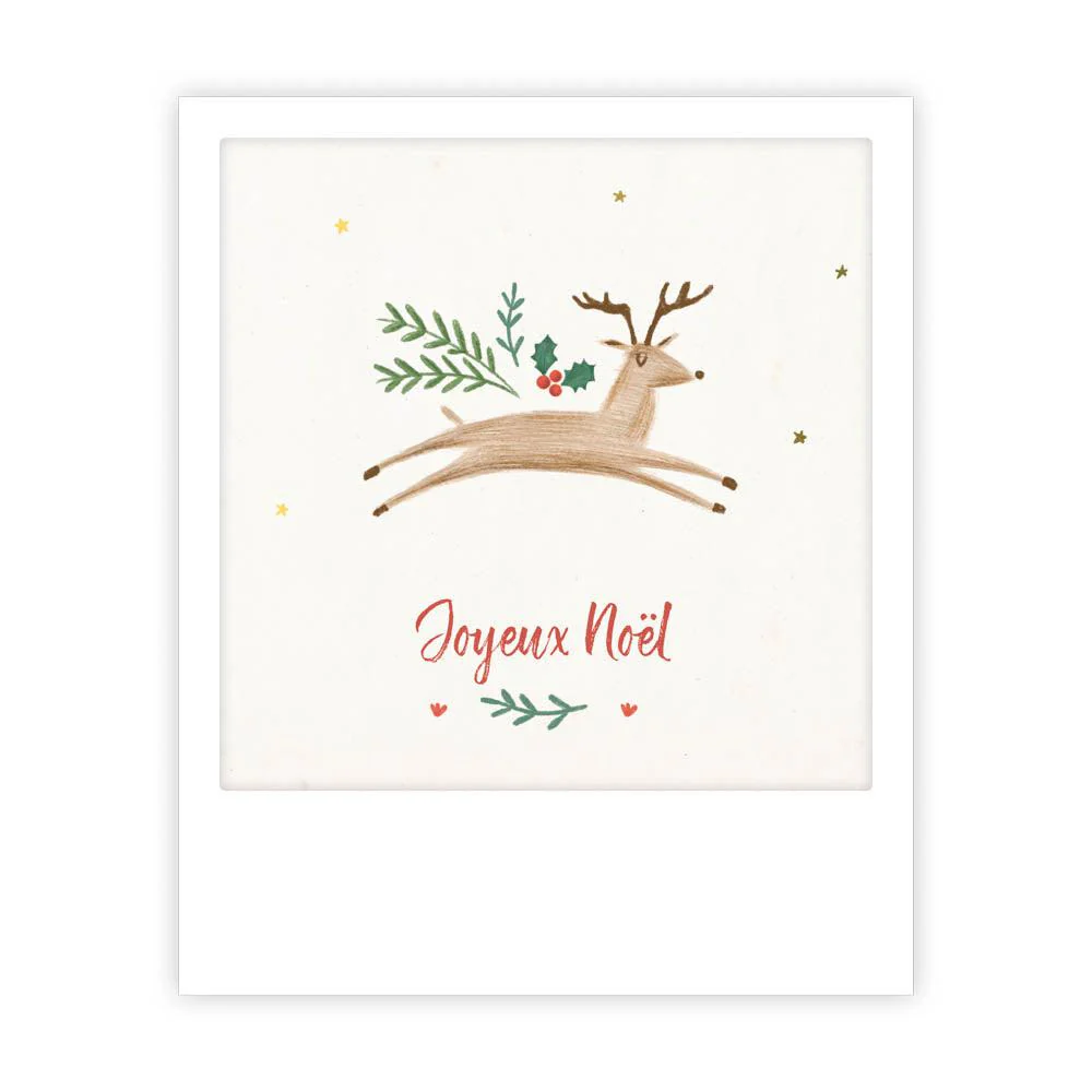 joyeux noel reindeer