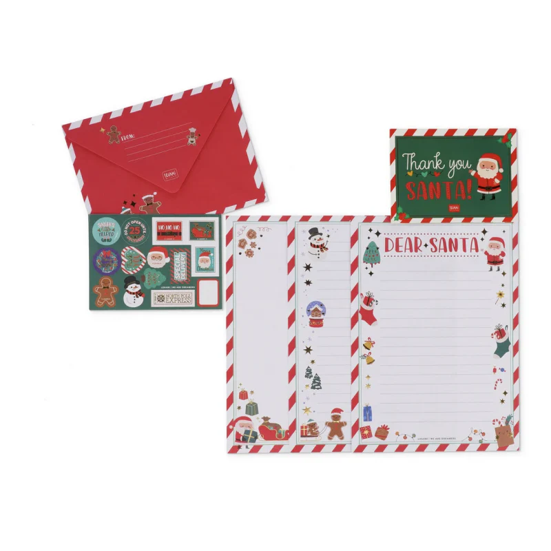KIT POUR LETTRE AU PÈRE NOËL - SANTA CLAUS LETTER KIT