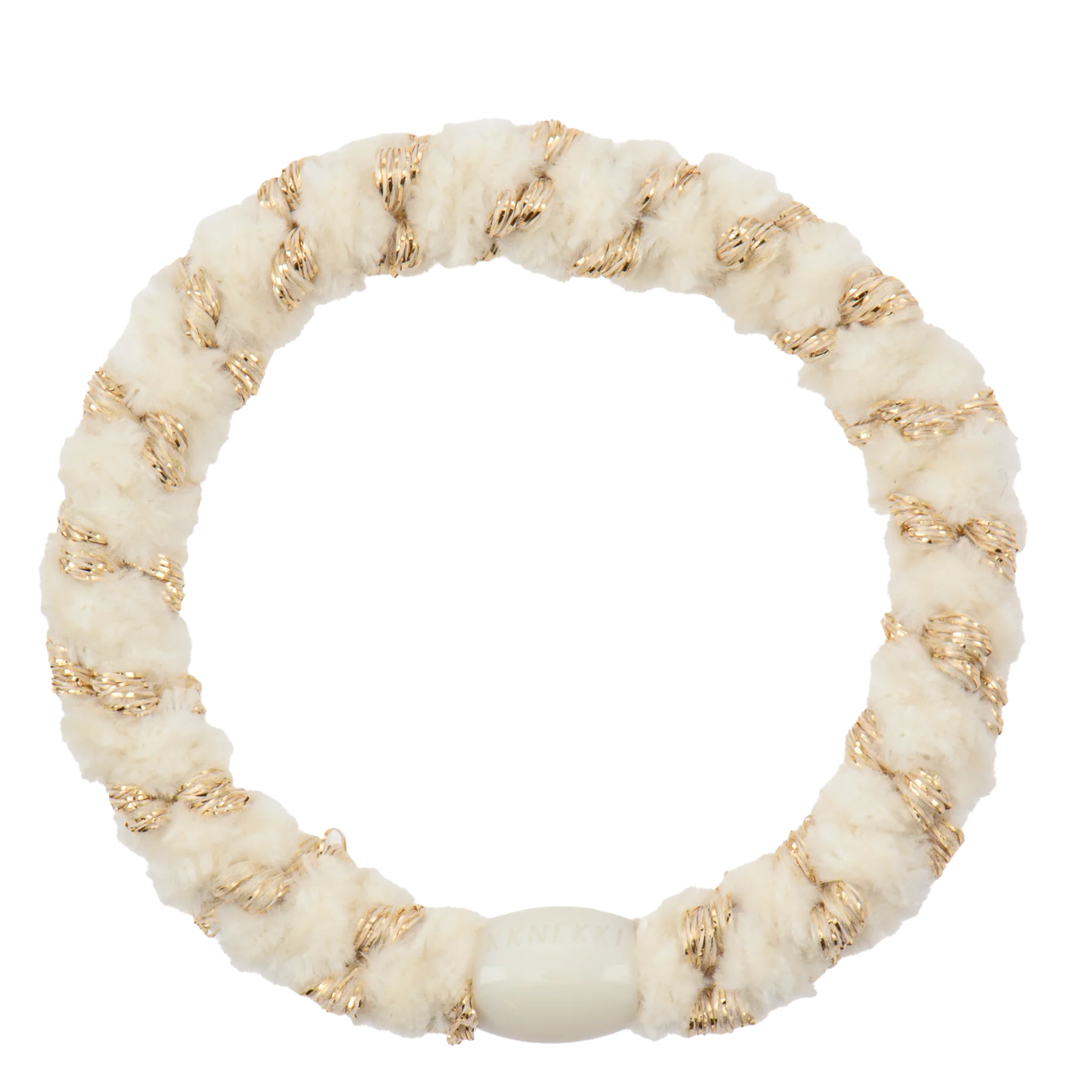 Kknekki velvet stripe ivory