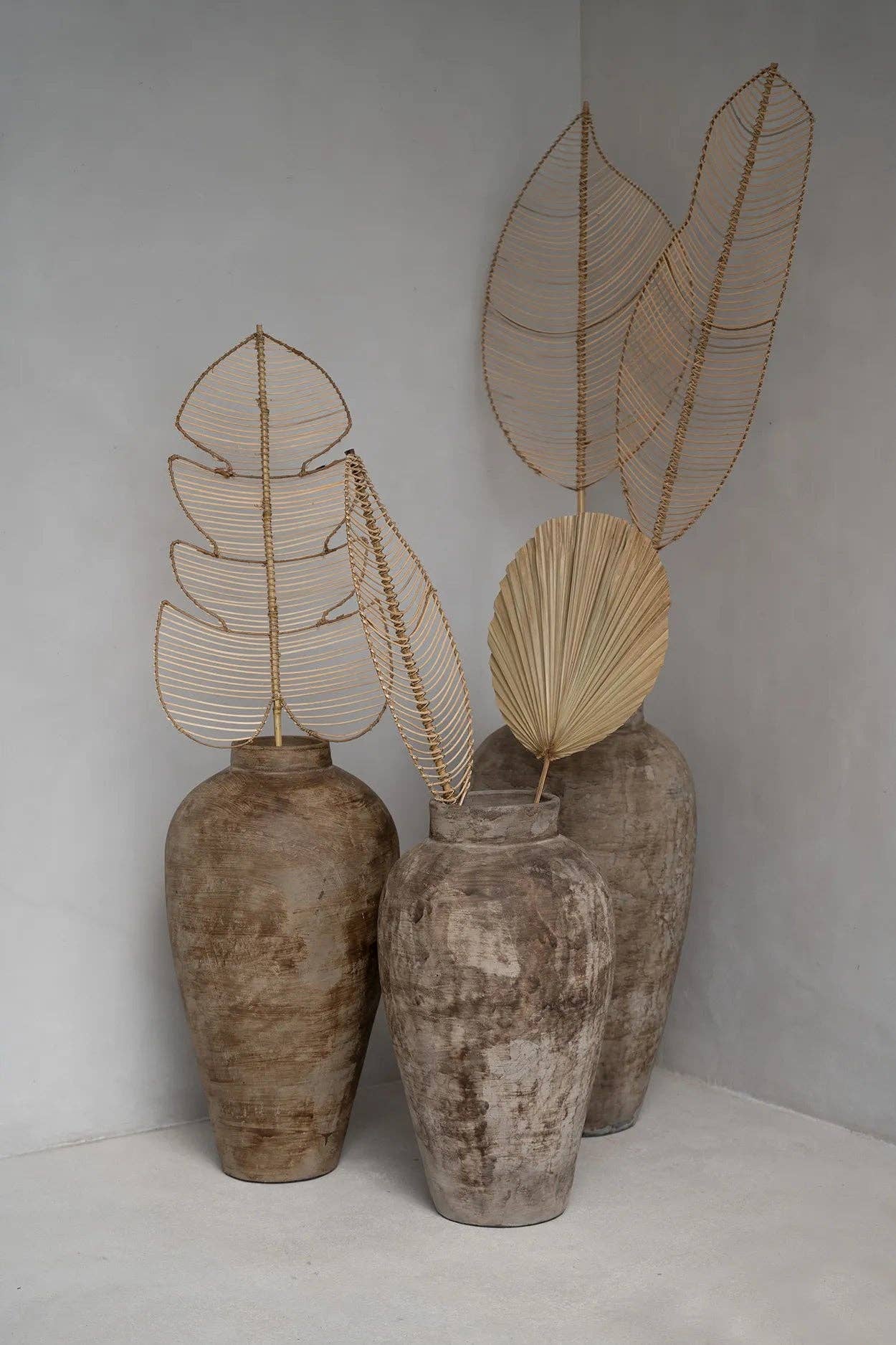 Le Monstera en Rotin - Naturel - Image 2