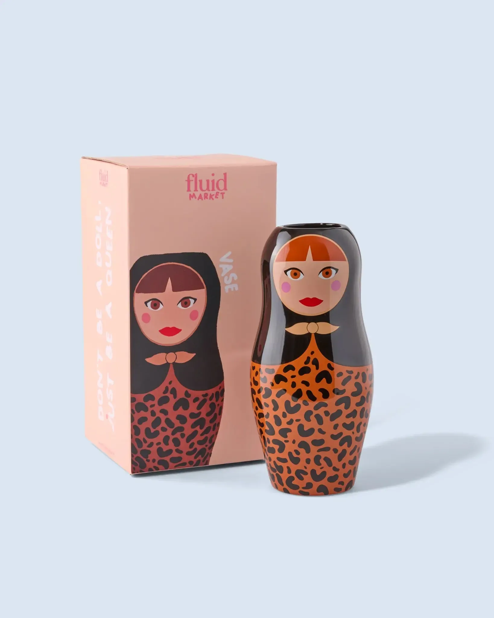 Leopard Dolls Vase - Image 2