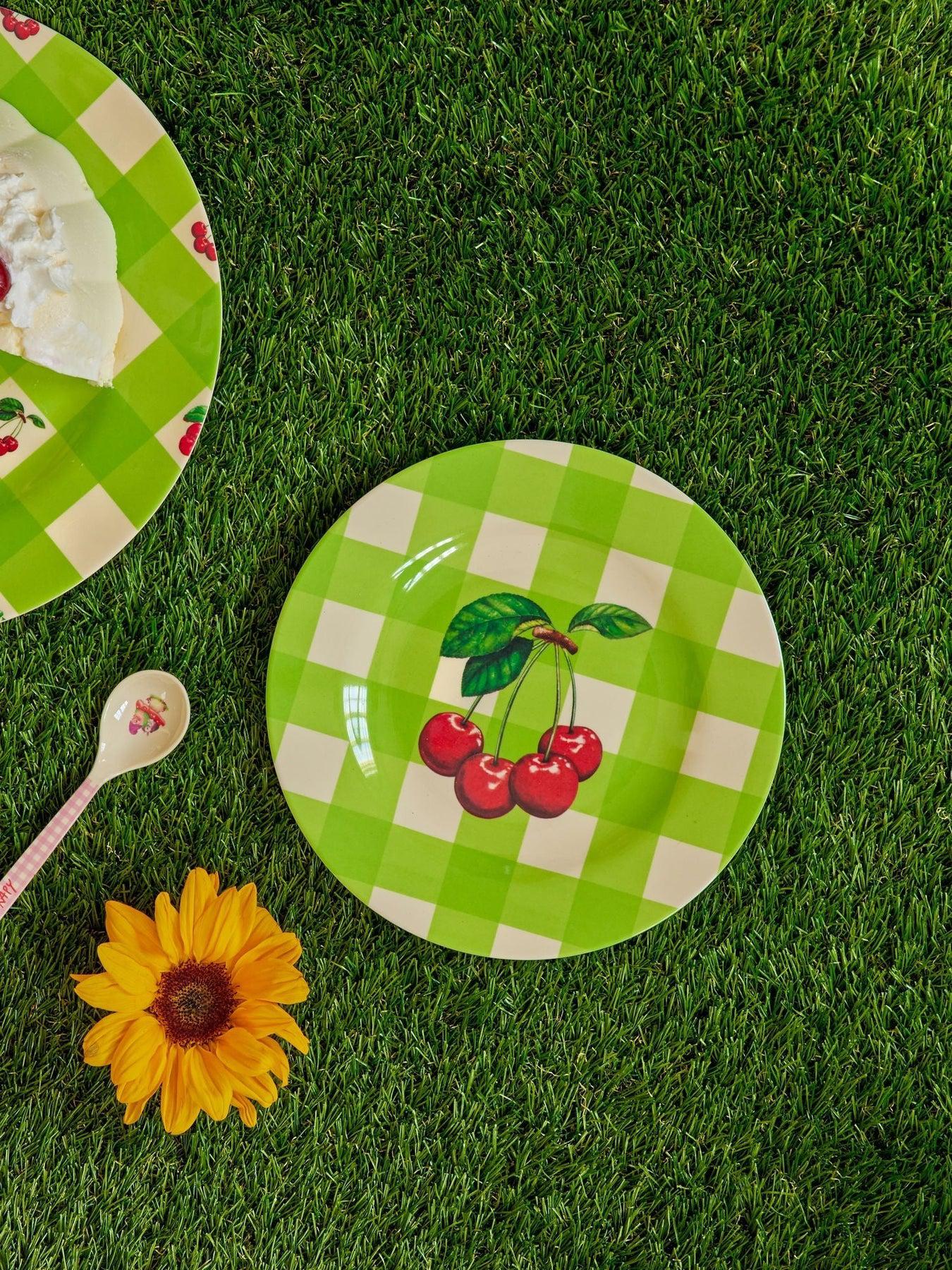 LOVE THERAPY I Assiette - Cerise