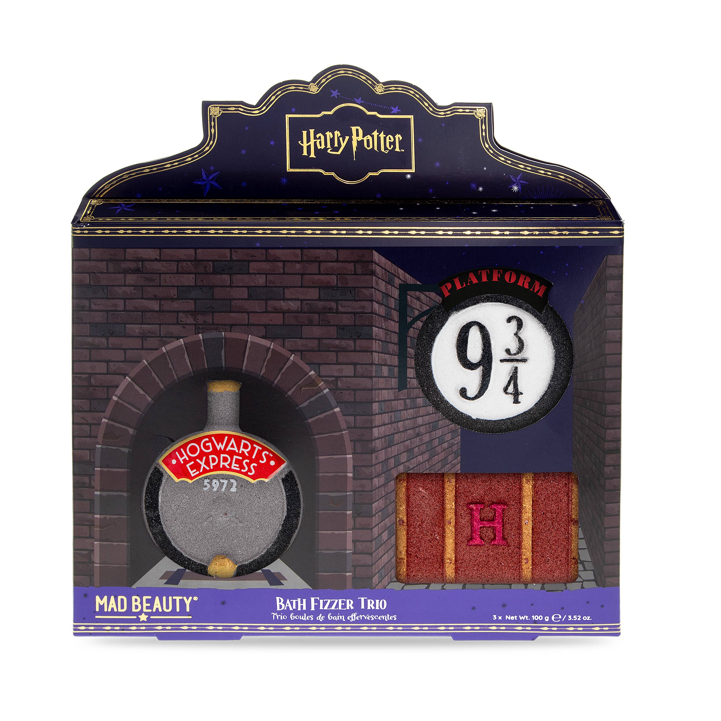 Mad Beauty Warner Bros Harry Potter Trio Effervescent
