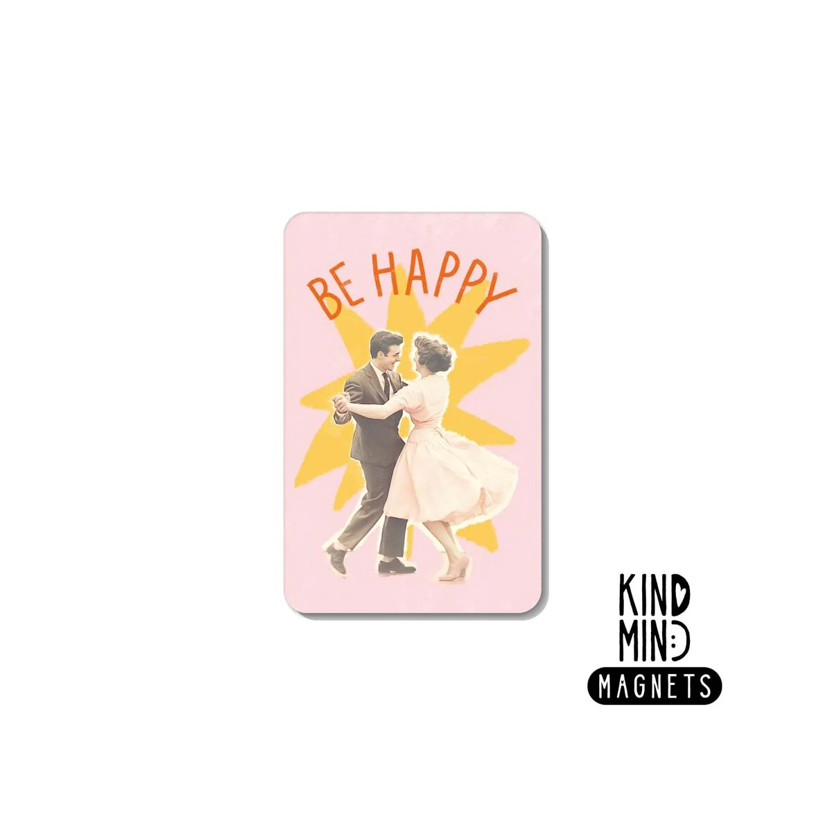 Magnet I be happy dancing couple