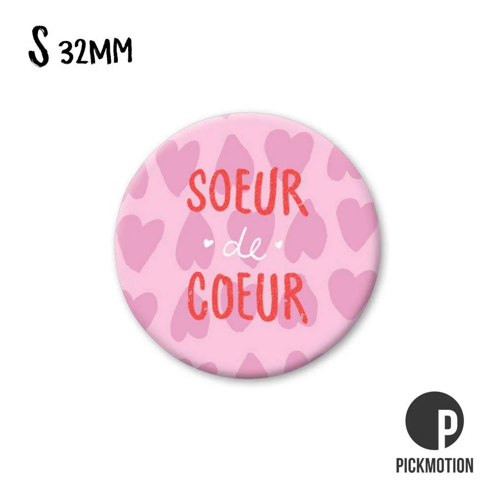 Magnet taille S - Soeur de coeur