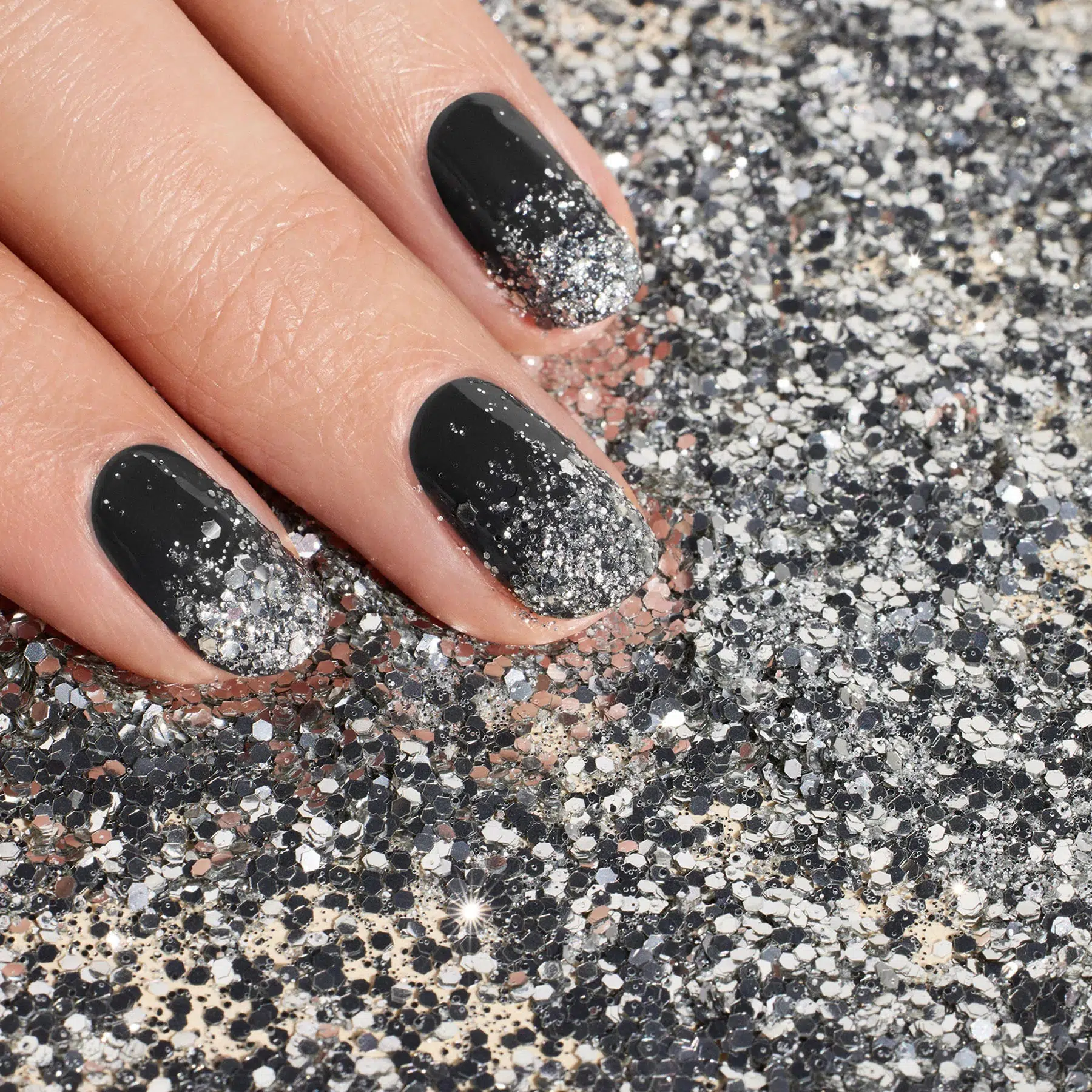 MANUCURIST I Duo Paillettes Silver & Mirror - Image 3